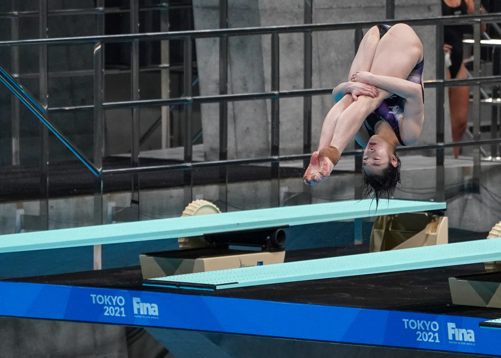 (体育)跳水——世界杯:昌雅妮晋级女子单人三米板半决赛