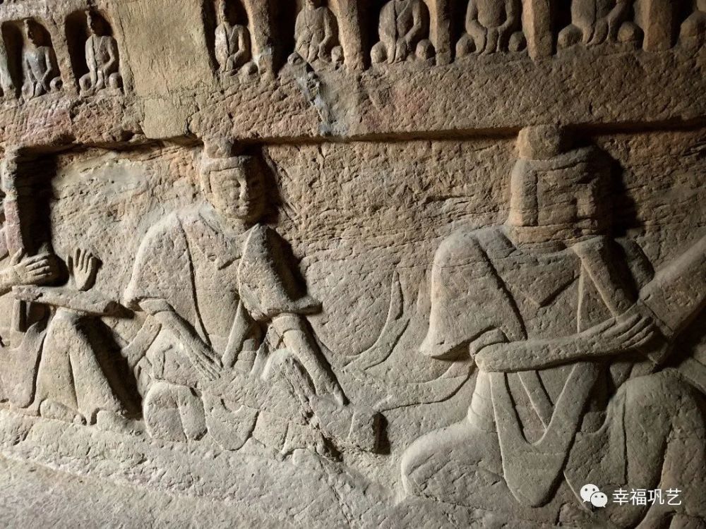 丝绸之路新发现 河南巩义石窟寺西域竖箜篌和本土卧箜篌合奏共鸣 全网搜