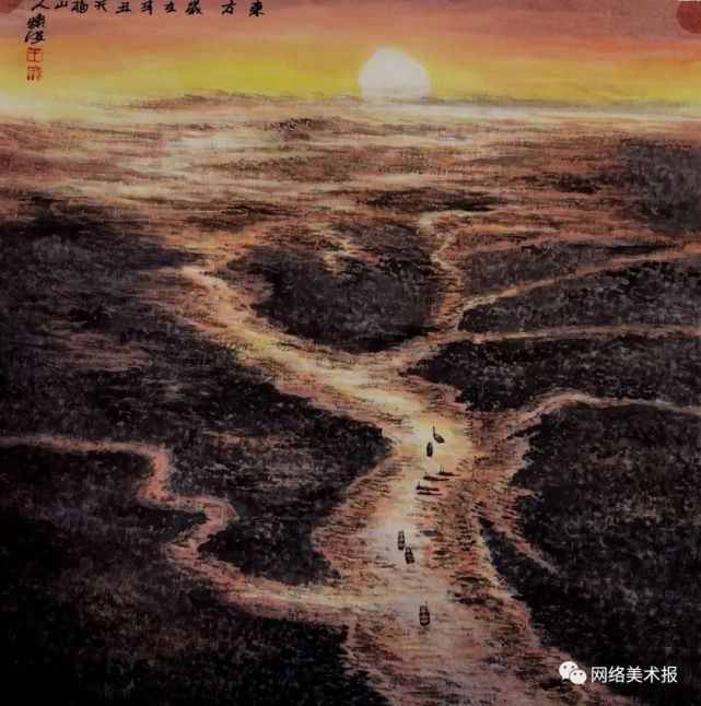 著名画家王焕波应邀参展中国画名家邀请展，庆祝建党100周年