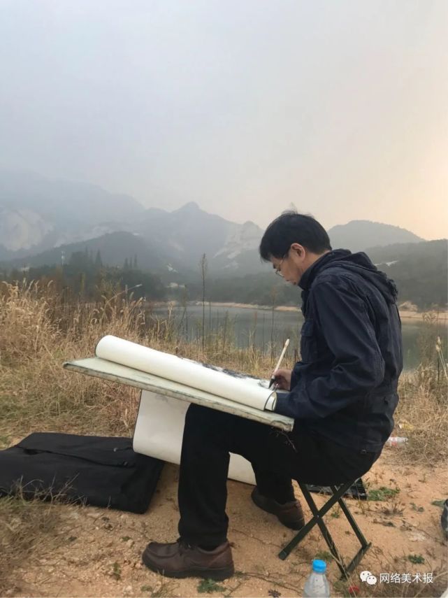 著名画家王焕波应邀参展中国画名家邀请展，庆祝建党100周年