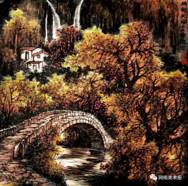 著名画家王焕波应邀参展中国画名家邀请展，庆祝建党100周年