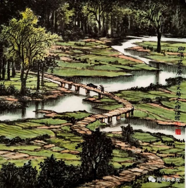 著名画家王焕波应邀参展中国画名家邀请展，庆祝建党100周年