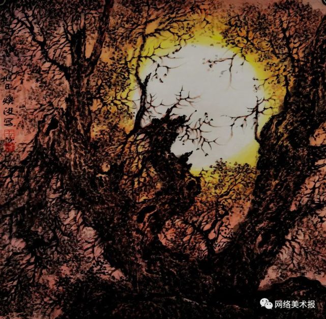 著名画家王焕波应邀参展中国画名家邀请展，庆祝建党100周年