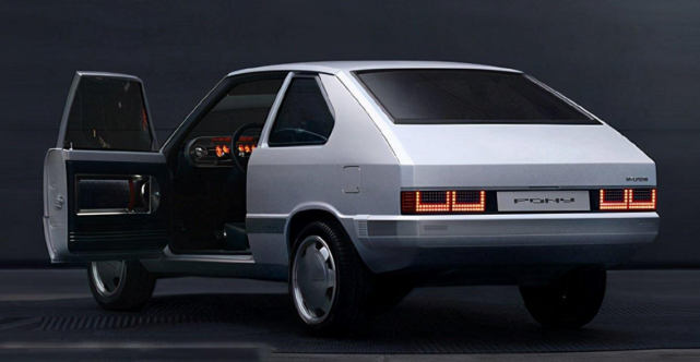 现代pony新车亮相,韩国人的审美总是在线|韩国_汽车|现代汽车