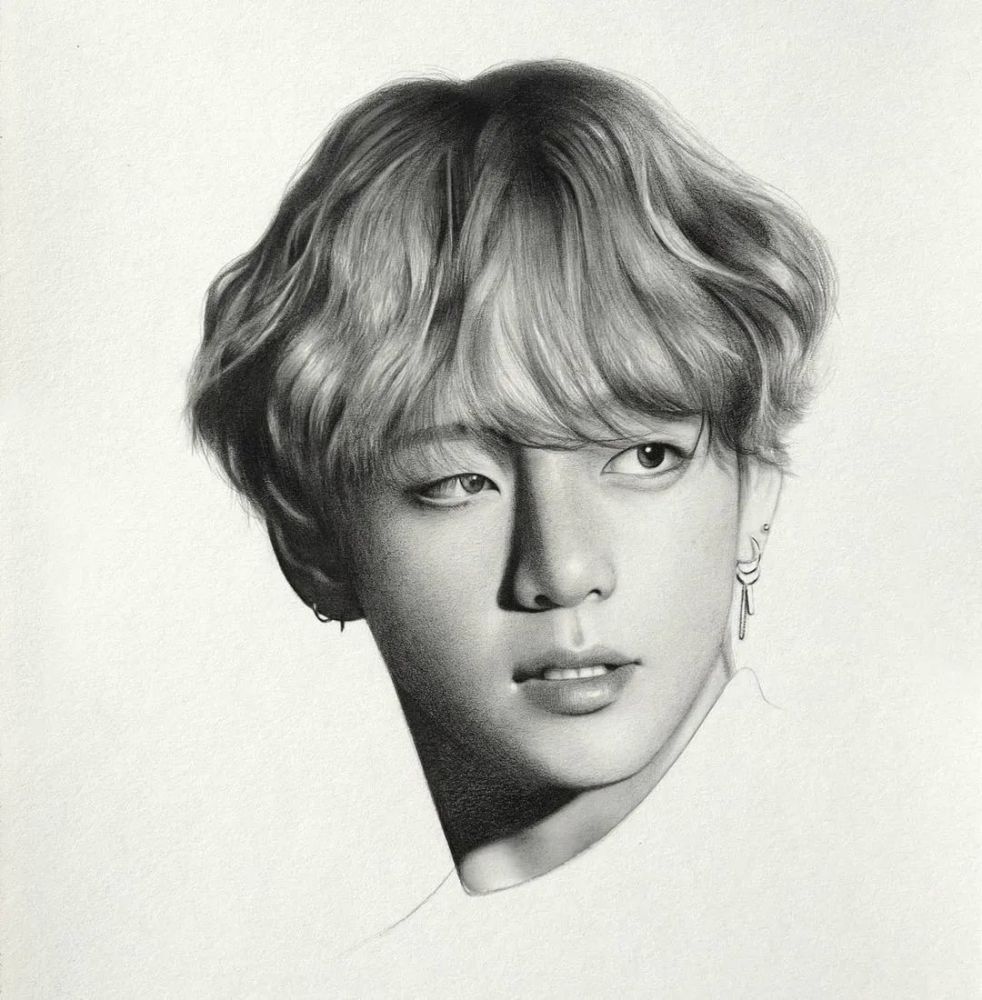 这些明星你认识几位线条超细腻的素描作品欣赏