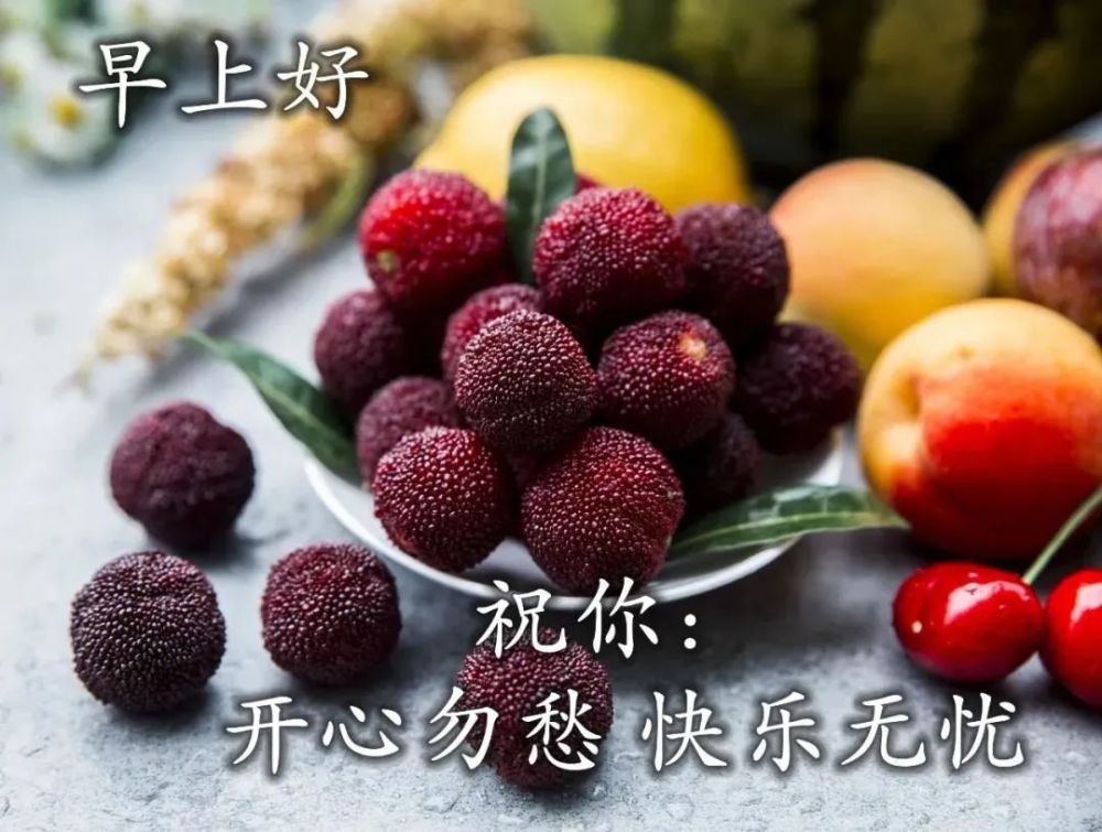 5月早晨好问候祝福图片早上好开心问候图片大全