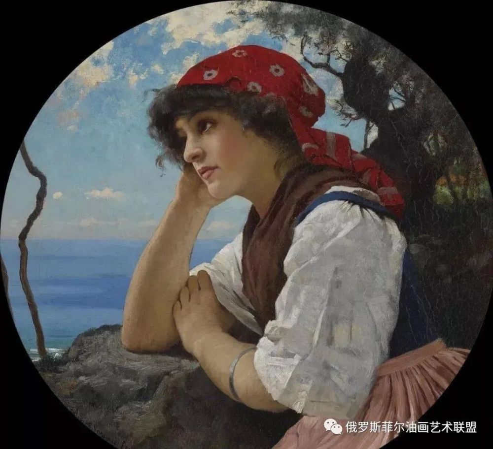 具有东方情调的旅法美国画家皮尔斯油画作品欣赏