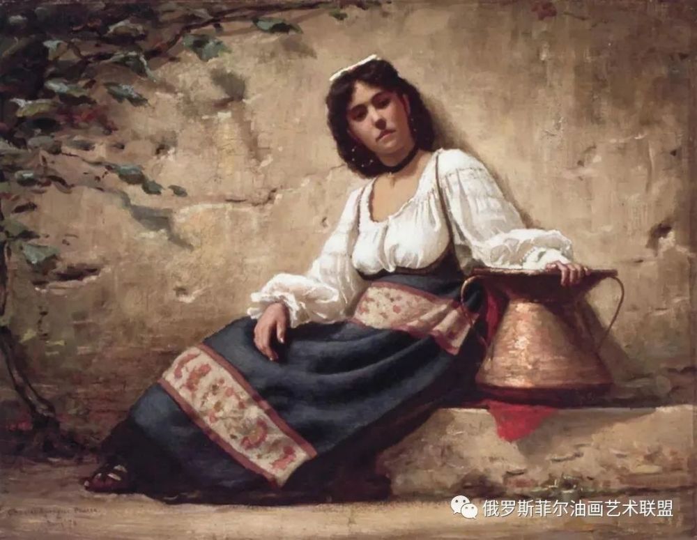 具有东方情调的旅法美国画家皮尔斯油画作品欣赏