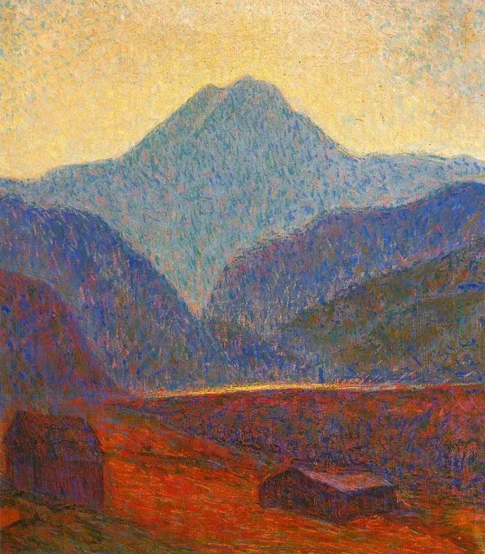 分裂主义/新印象派风格,意大利画家本维努托·本韦努蒂_腾讯新闻