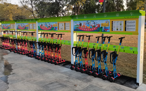 共享童车五一花粉共享童车遛娃出行营收创新高