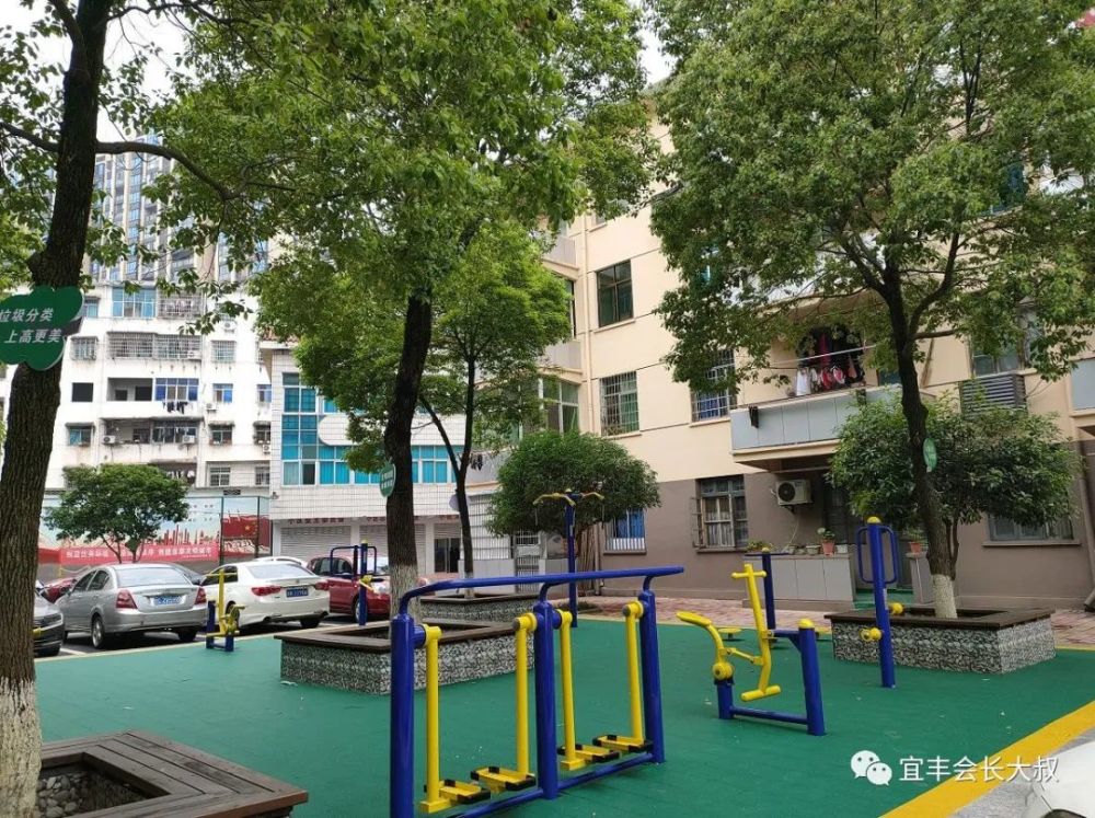 沿江中路社区在老旧小区改造中,对小区道路,绿化,配套设施等方面进行