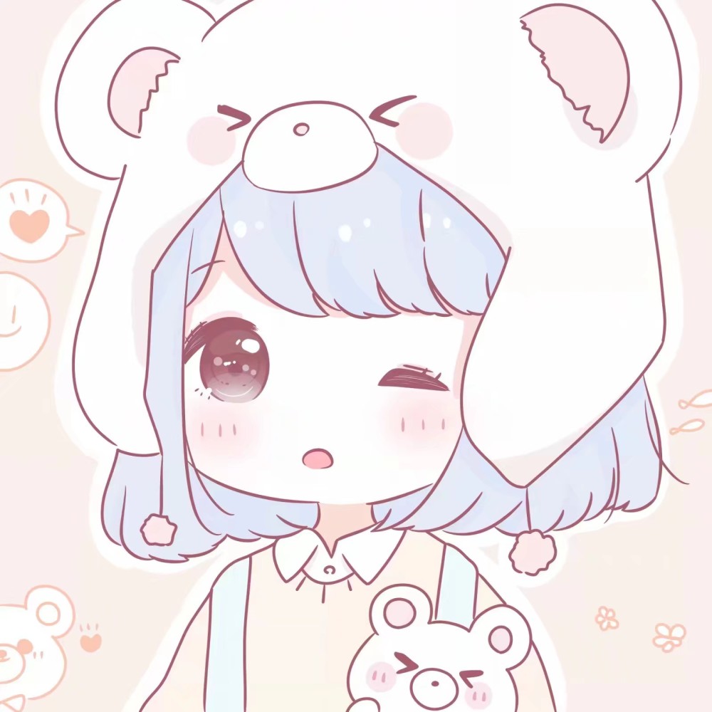 动漫女头萌系可爱少女心头像