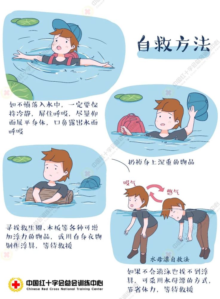 博愛周溺水自救方法