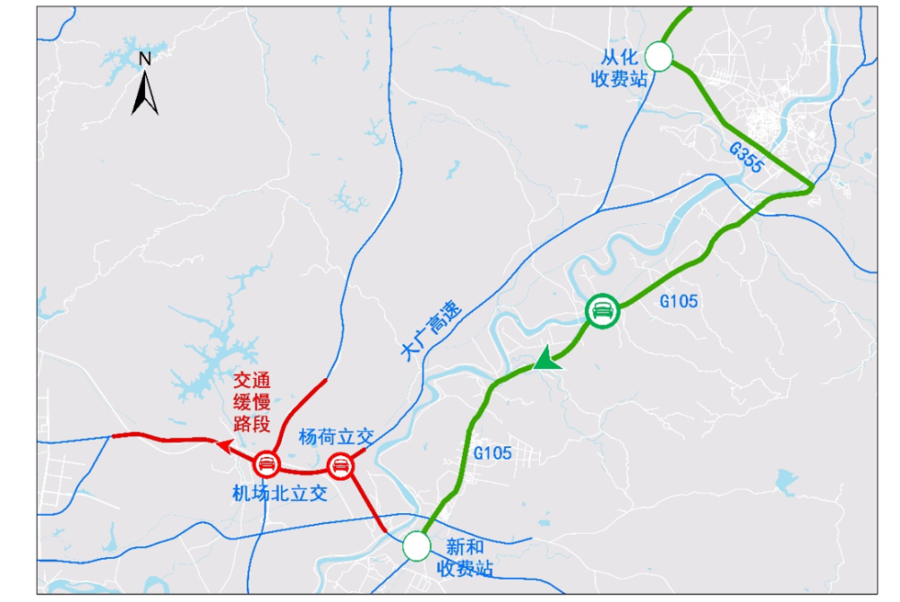 大广高速返程绕行指引03全省返程高速公路指引▼返程高峰期间,易拥堵