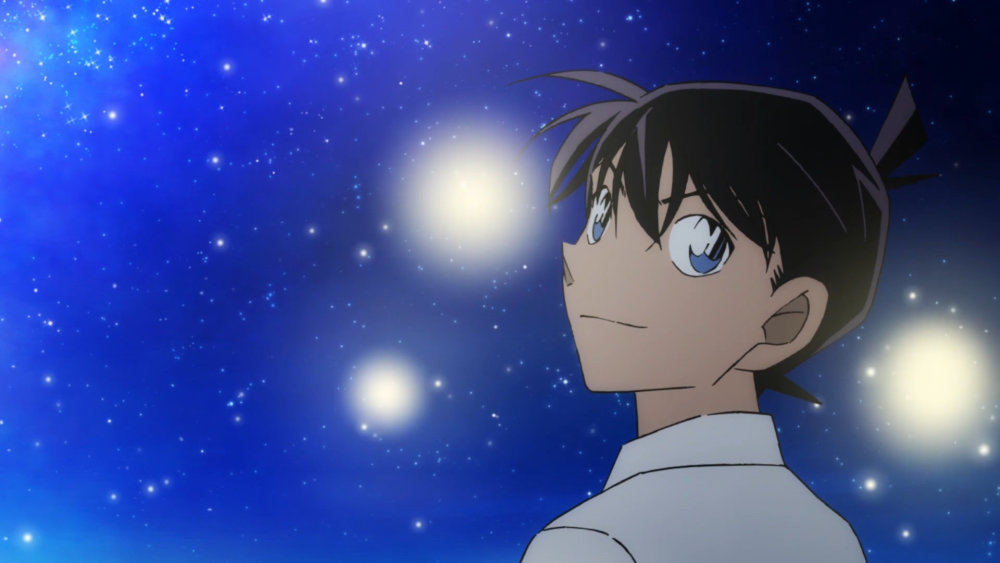 工藤新一的声优山口胜平绘制的新一贺图网友夏威夷学的