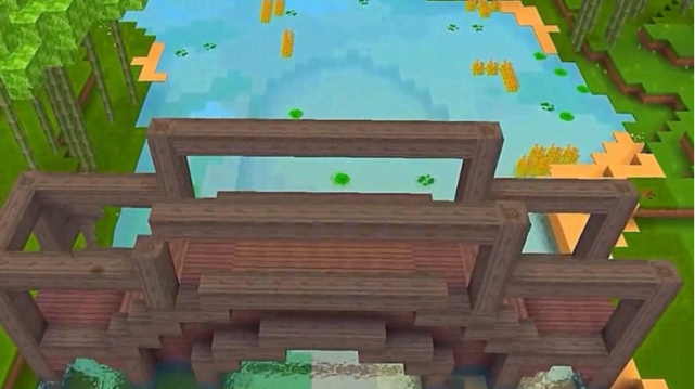 迷你世界古典建筑入门 先来搭建一座中式廊桥吧