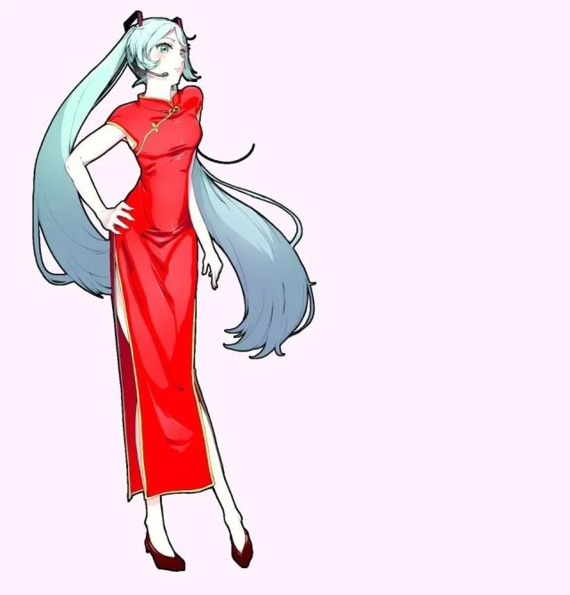 旗袍尽显霸气御姐范!