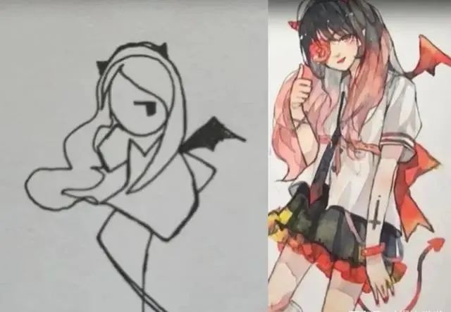 大神帮粉丝改画,加了"亿点"细节后,看到成品,网友:太惊艳了