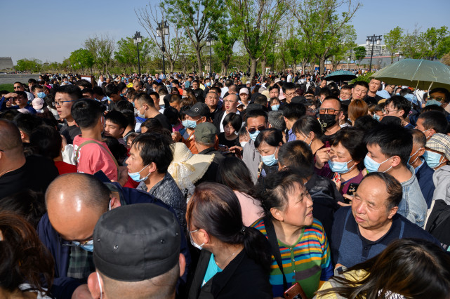 五一假期太原多个景点开启人从众模式旅游经济复苏
