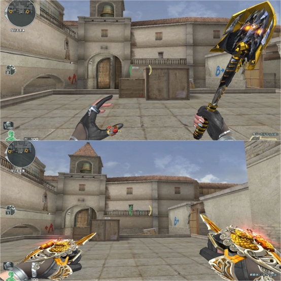 cf惊呼擎天竟率领各大刀战利器第二款皮肤其他也不远了