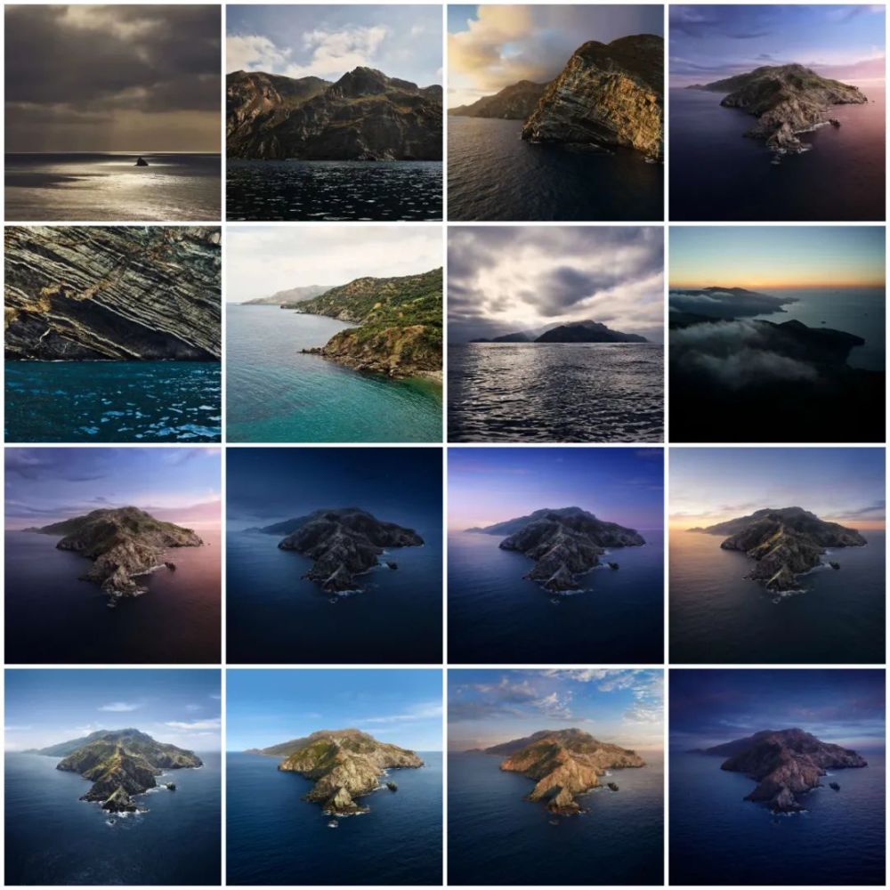 苹果电脑系统macos catalina内置原生6k壁纸