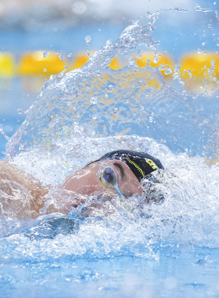 体育游泳全国冠军赛程龙获男子800米自由泳冠军