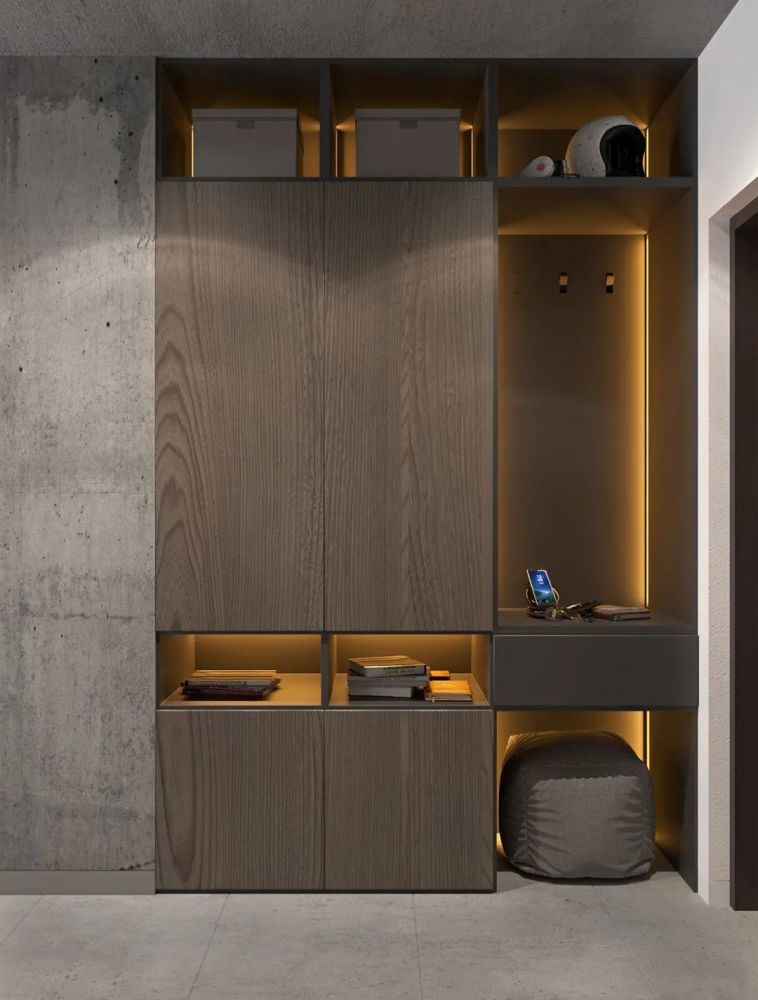 70款极简入户鞋柜,太喜欢这样的设计了!