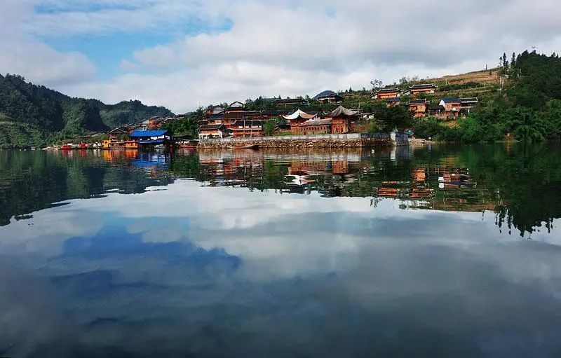酉阳陶渊明笔下的世外桃源山清水秀好风光