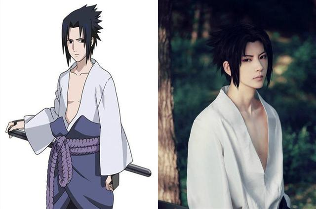 以前总以为佐助没有多帅当看到熊叔cos的佐助后我们理解小樱