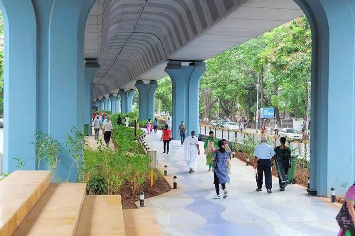 收集高架桥下空间设计