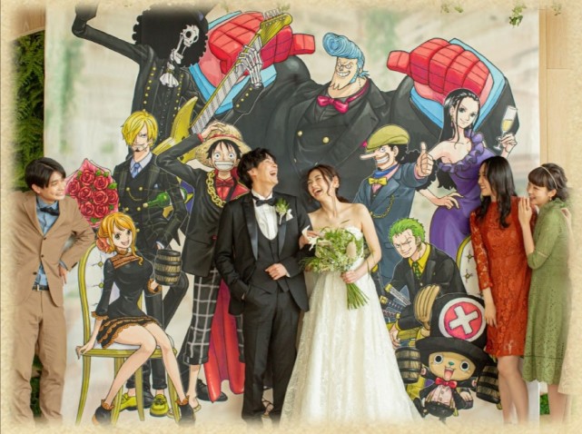 海贼王主题婚礼看慕了不少人带来一种二次元的浪漫