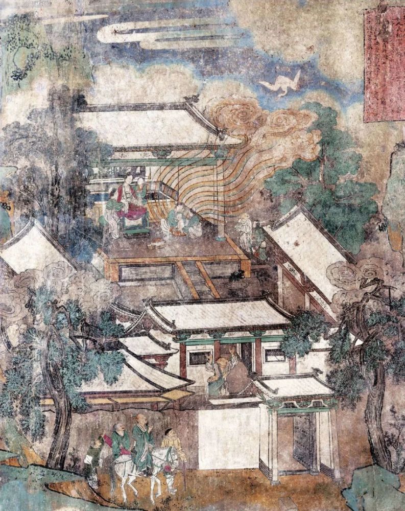 1320年,职业画师朱好古及其门人受到邀约,前往永乐宫绘制壁画.