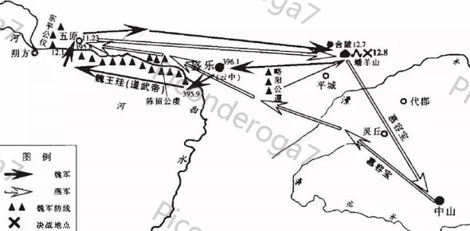 两晋风云—慕容宝参合陂惨败,慕容垂欲雪前耻,奈何英雄迟暮