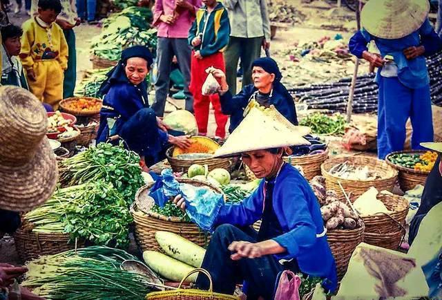 老照片90年代的海南三亚原始的热带风情