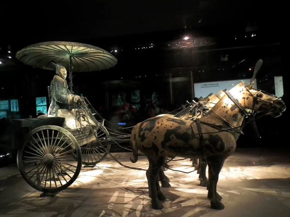秦陵一号铜马车秦中国雕塑作品欣赏一百二十六