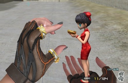 cf掌上武器再添cop白鲨手里的cop旗袍瞬间觉得不香了