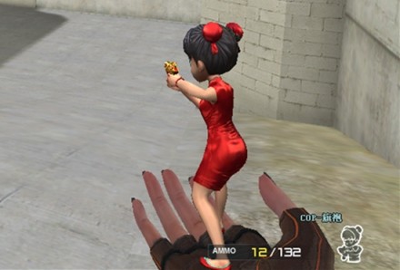 cop—旗袍那掌中的旗袍小美女,并不是以穿越火线经典角色制作而成