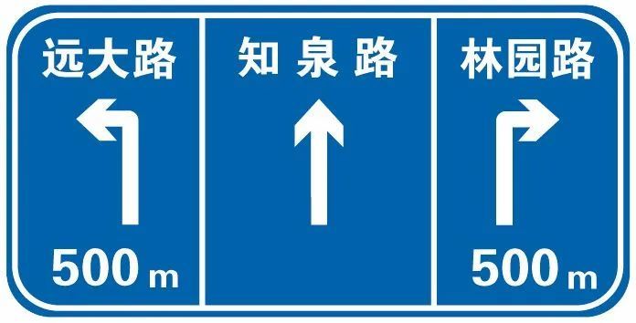 车道方向预告图标图片