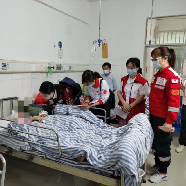 玉林市红十字会派员参与北流新丰幼儿园伤害事件救援