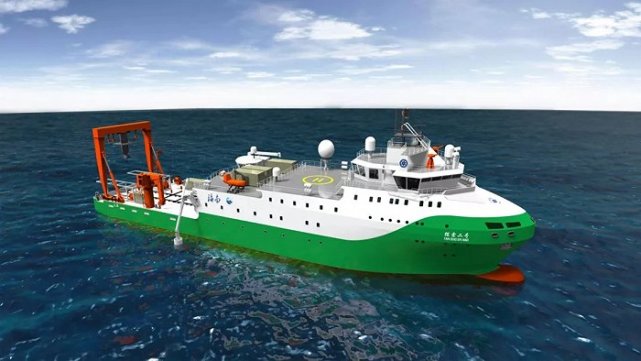 2号深海科学调查船,而南拖-185号远洋拖船可能因为航速较慢而稍晚抵达