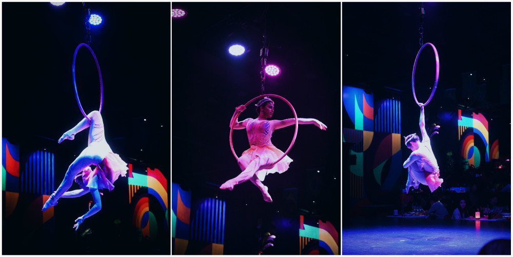 如果说"马兰博"和瓶子舞展示了传统的南美特色,那么台灯舞则看起来既