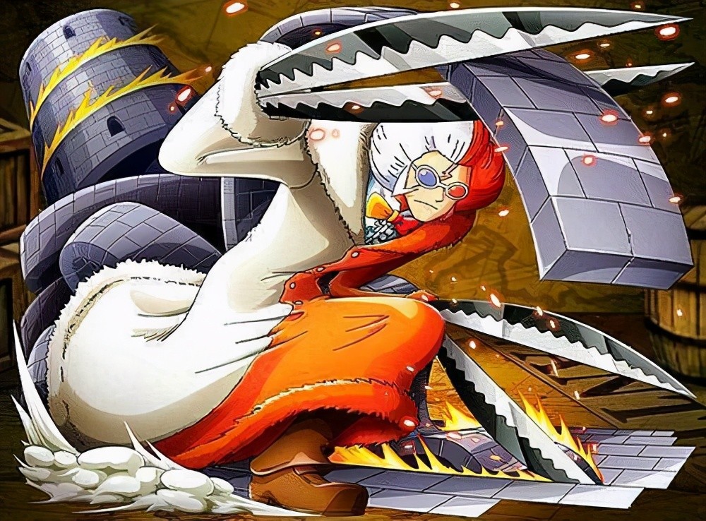 海贼王路飞的形象记忆法菠萝头和小螃蟹形象红鼻子不会忘