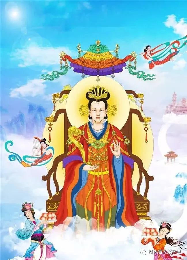 老祖跨神虎孙白灵才把神牛牵孙悟空手使金箍棒小哪吒手使乾坤圈二郎神