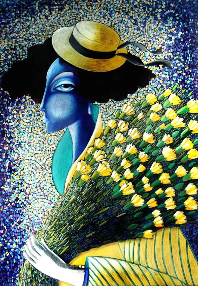 强烈的视觉冲击力色块丰富色彩炫目