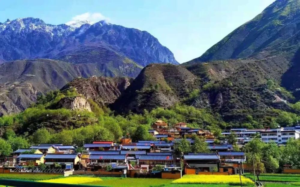 奋斗百年路启航新征程花开舟曲小康路乡村振兴新征程