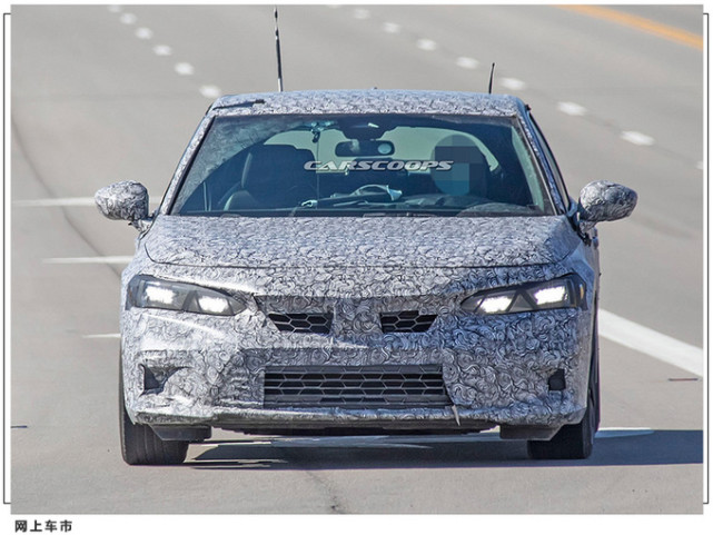 本田新一代思域两厢谍照造型全面升级搭15t隔音有所提升