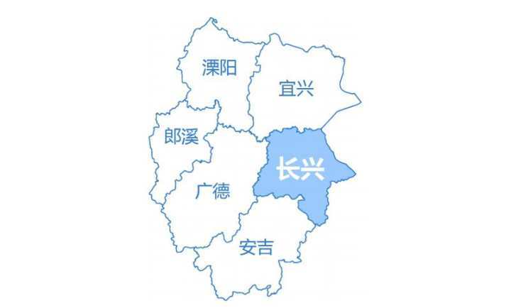 包括白茅岭农场,军天湖农场,江苏省溧阳和宜兴市,浙江省长兴和安吉县