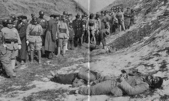 杀人恶魔的下场枪决侵华日军百人斩战犯全过程