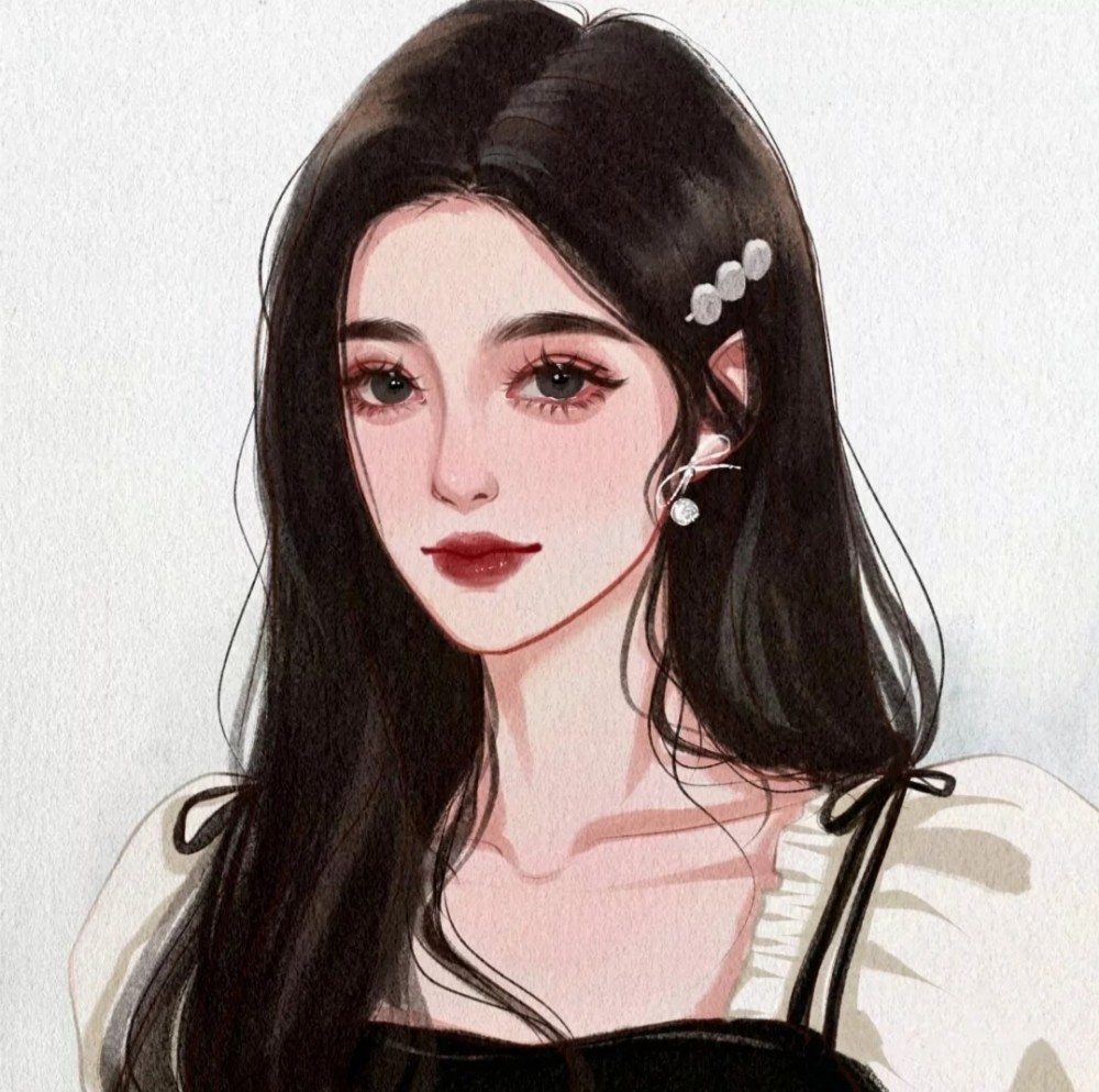 漂亮欧尼的手绘头像