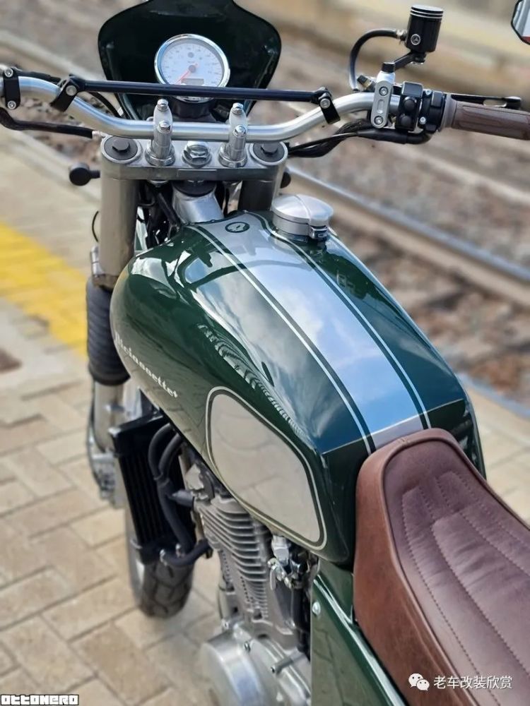 世界上量产车型中最大的单缸摩托车,铃木dr800为原型改装作品欣赏.